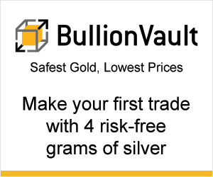 Buy Gold and Silver at BullionVault Intro Offer