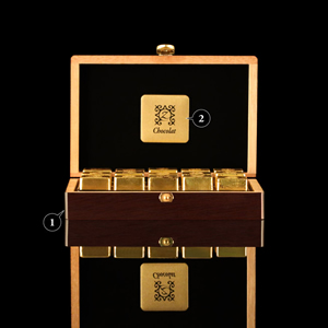 24k gold edible chocolates